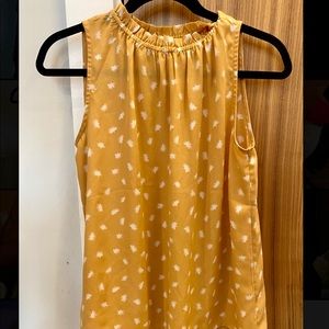 Loft Mustard Blouse